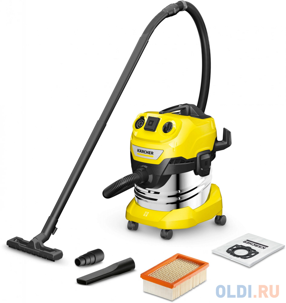 

Строительный пылесос Karcher WD 4 P S V-20/5/22, желтый [1.628-290.0]