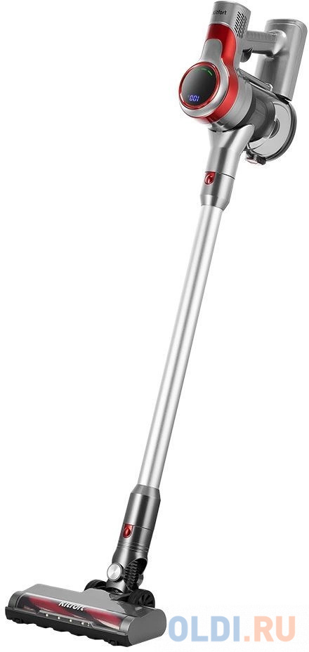 

Ручной пылесос (handstick) KitFort КТ-5282, 200Вт, серый/красный