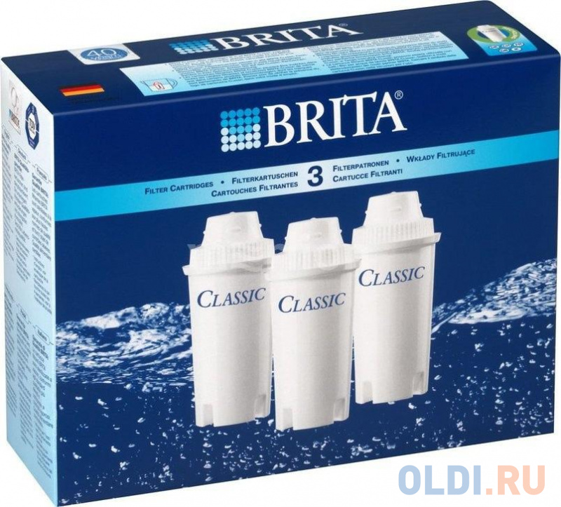 

Картридж Brita Сlassic Упаковка 3 для кувшинов