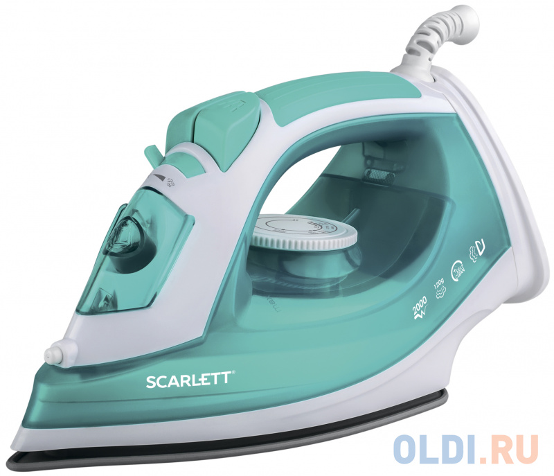 

Утюг Scarlett SC-SI30P09 2000Вт белый бирюзовый