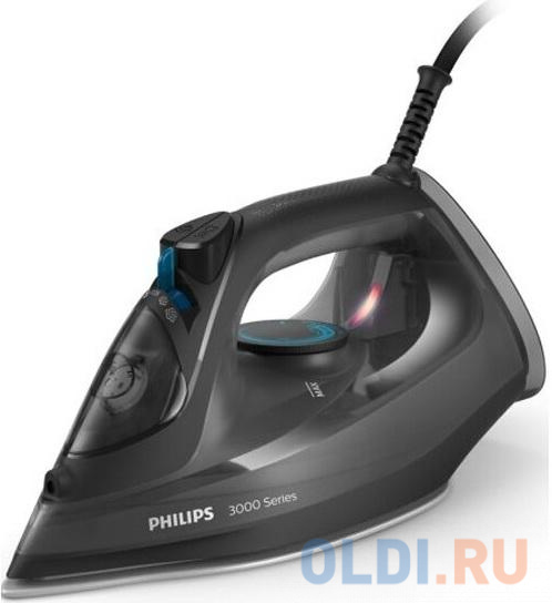 Утюг Philips DST3041/80 2600Вт чёрный утюг decker bxir2401e 2400вт чёрный голубой