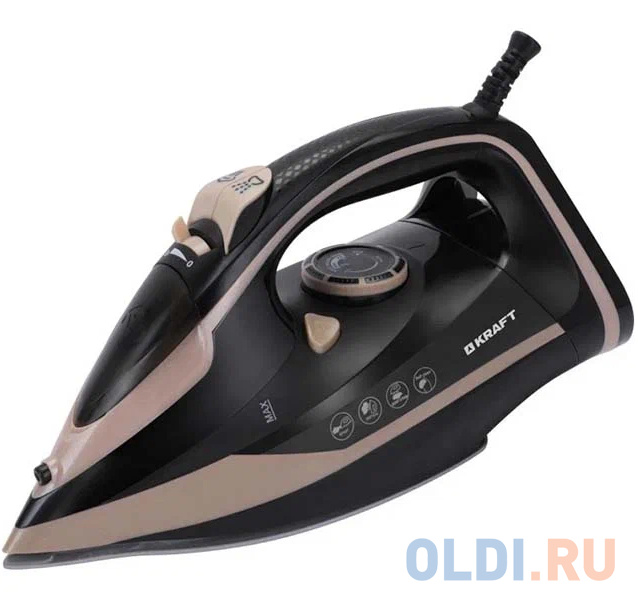 

Утюг Kraft KF-CI24205 2400Вт бежевый чёрный, Черный/бежевый