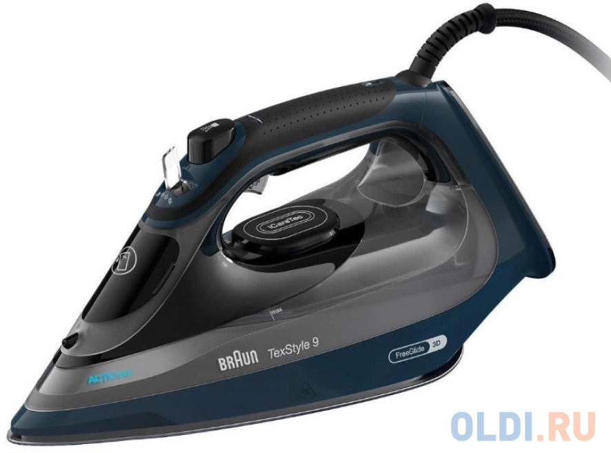 

Утюг Braun SI9682DB 3200Вт черный/синий
