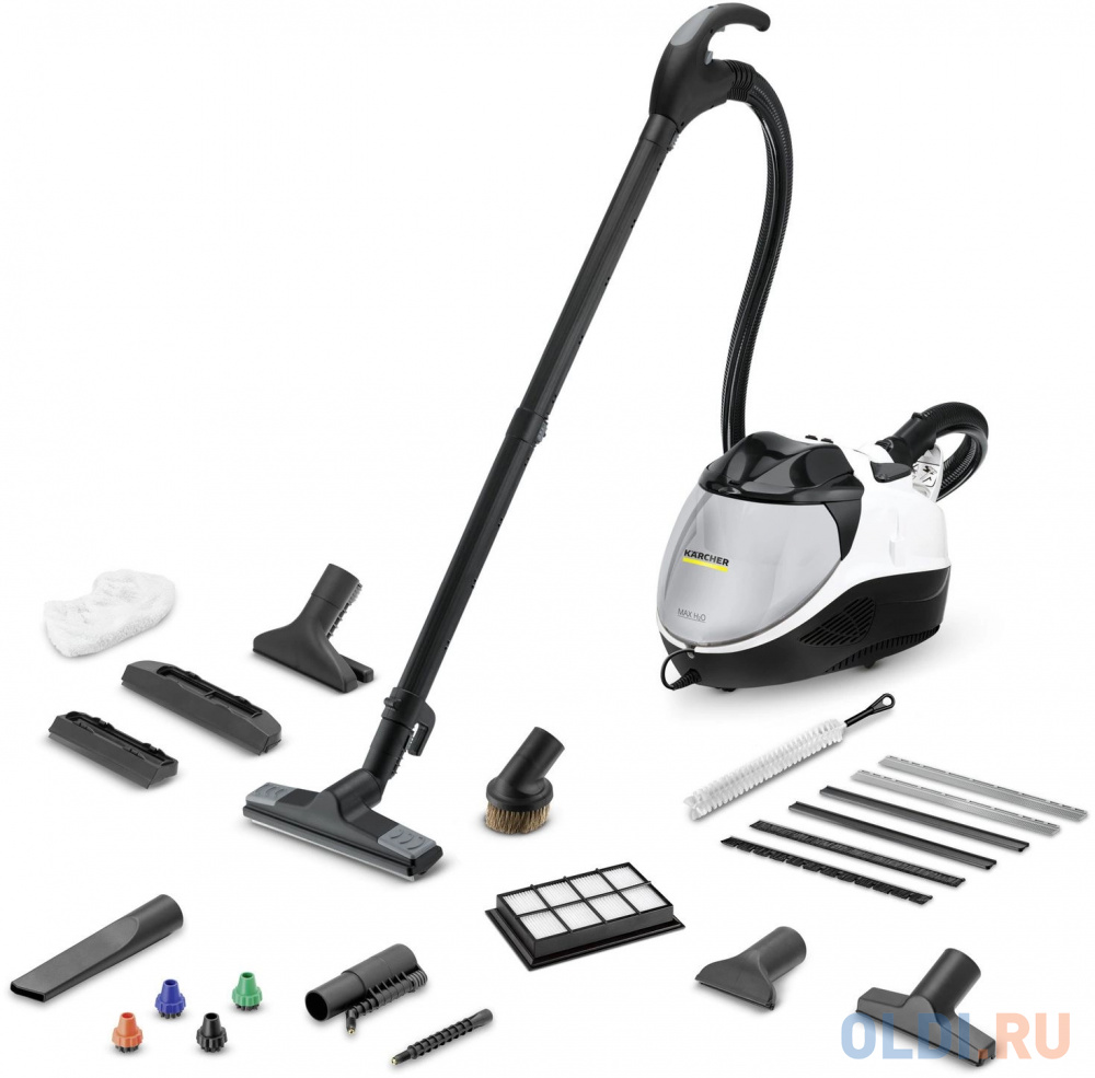 

Пароочиститель напольный Karcher SV 7 2200Вт белый/черный