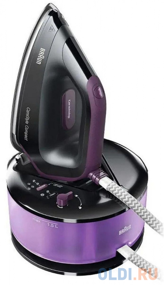 

Парогенератор Braun IS2144BK 2400Вт черный/фиолетовый