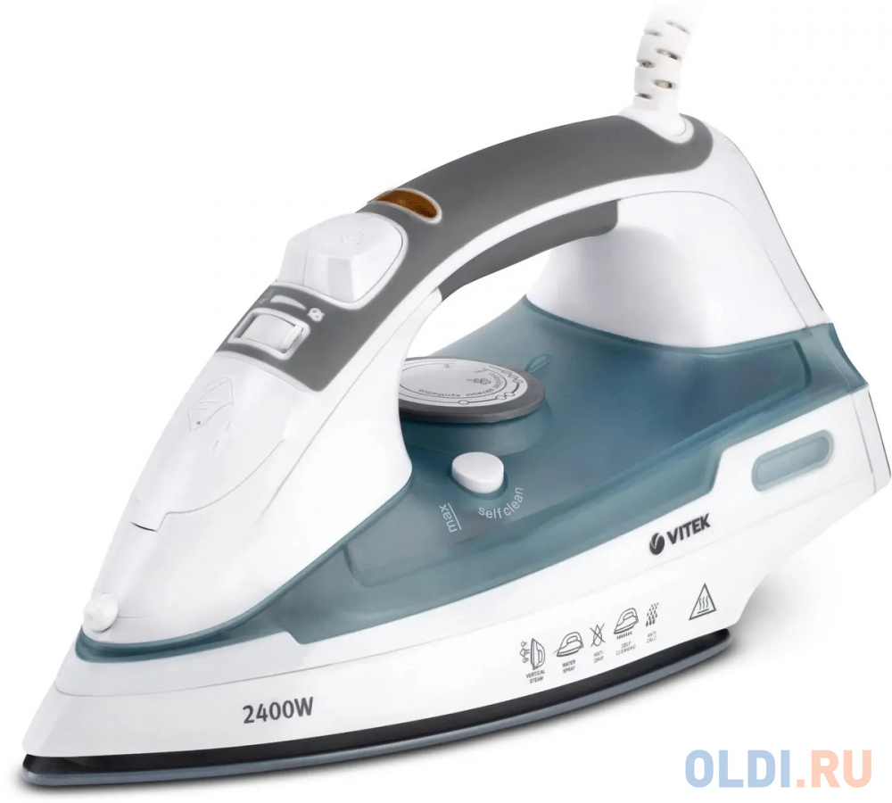 

Утюг Vitek VT-1251, 2400Вт, синий