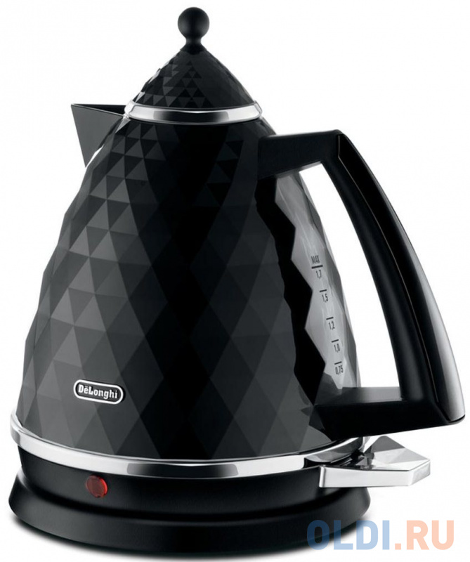 

Чайник DeLonghi KBJ 2001 BK 2000 Вт чёрный 1.7 л пластик