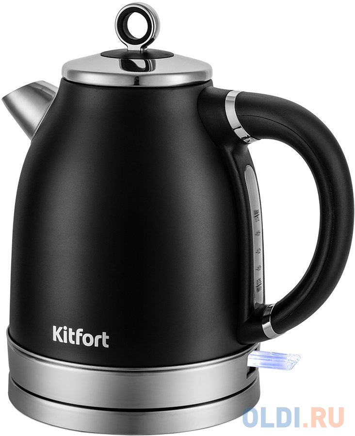 

Чайник электрический KITFORT KT-6101 2150 Вт чёрный 1.7 л металл