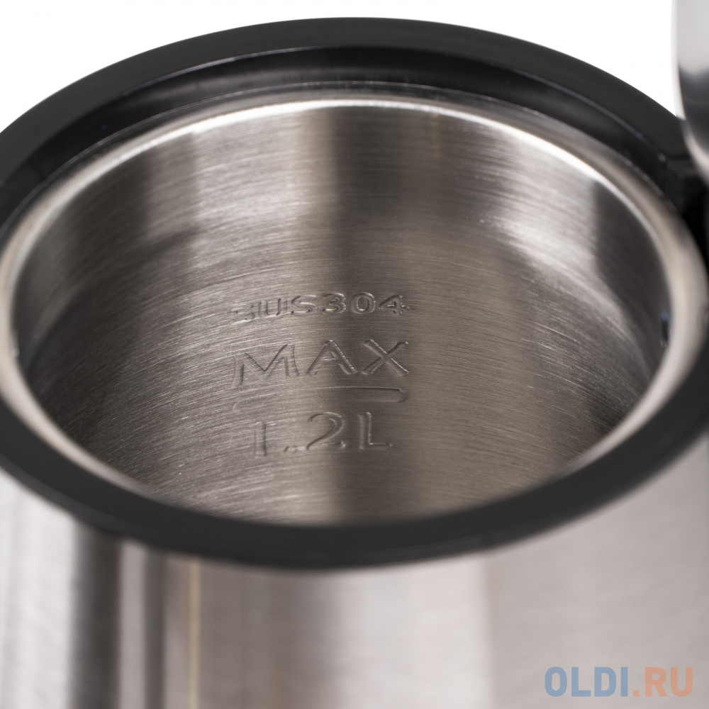 Чайник электрический с тройными стенками GALAXY GL0326 (стальной), 1,2л,1200Вт GL 0326 (сталь) - фото 4
