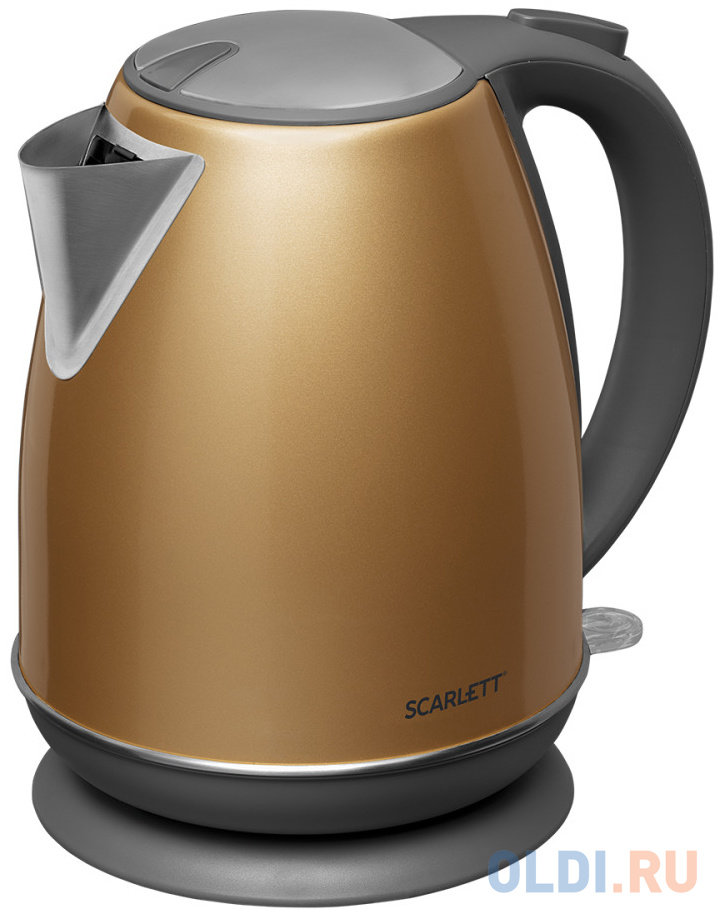 

Чайник электрический Scarlett SC-EK21S86 2200 Вт золотистый 1.7 л нержавеющая сталь