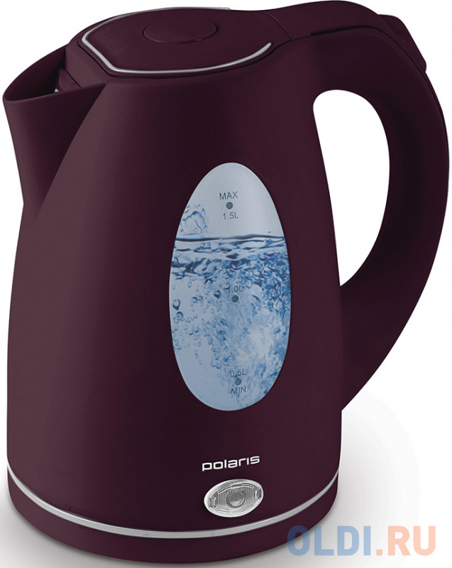 

Чайник Polaris PWK 1575CL 2200 Вт бордовый 1.5 л пластик