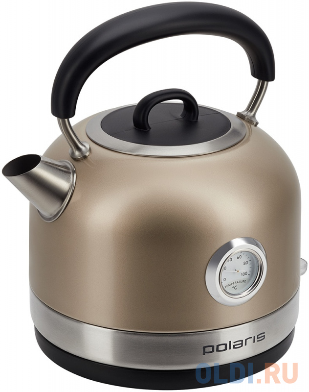 

Чайник электрический Polaris PWK 1741CA 2200 Вт шампанское 1.7 л нержавеющая сталь