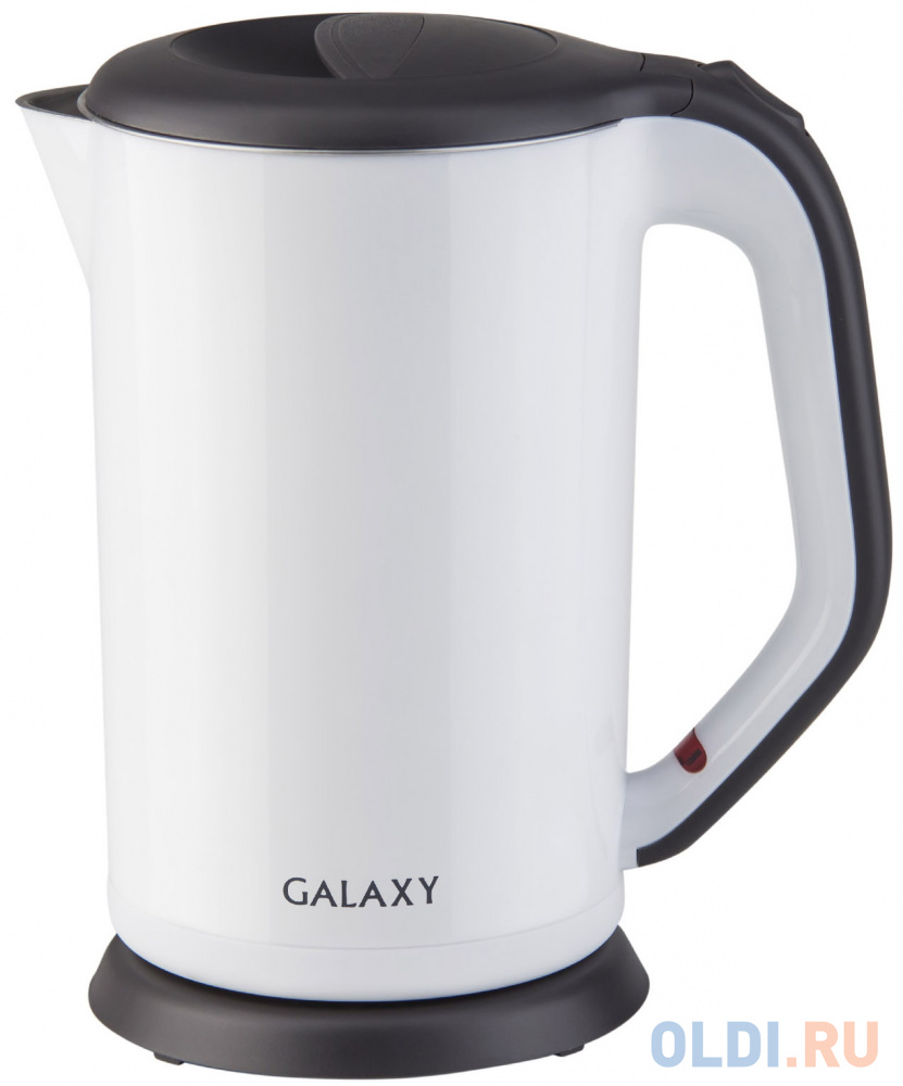 Чайник GALAXY GL0318 2000 Вт белый 1.7 л металл/пластик GL 0318 (бел) - фото 1