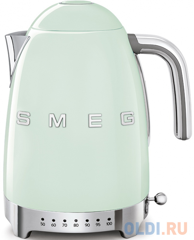 

Чайник электрический Smeg KLF04PGEU 2400 Вт зелёный 1.7 л металл