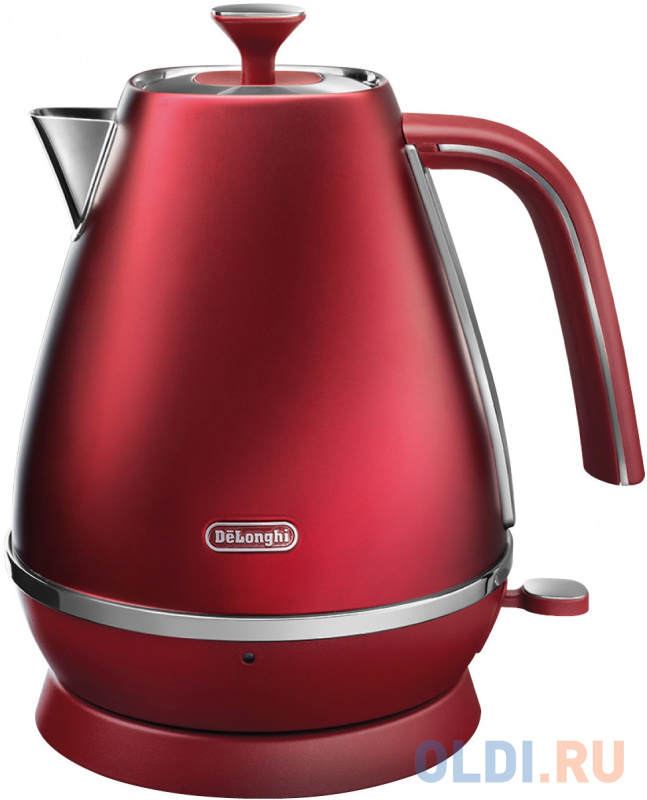 

Чайник электрический DeLonghi KBI 2001.R 2000 Вт красный 1.7 л металл