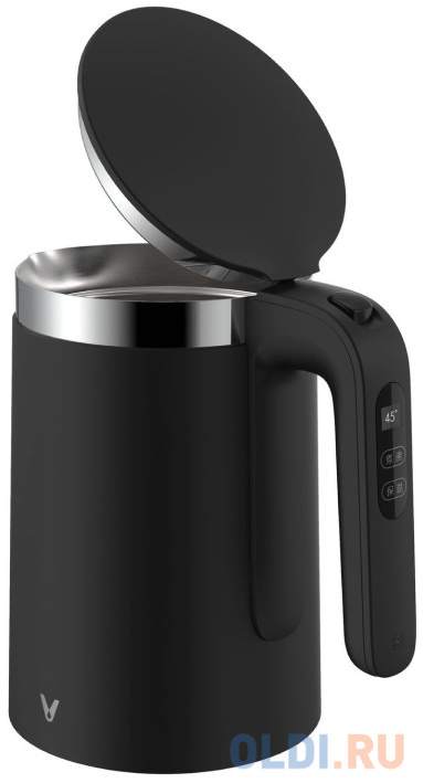 Чайник электрический Viomi Mechanical Kettle 1800 Вт чёрный 1.5 л пластик чайник электрический braun wk5100bk 2200 вт чёрный 1 7 л металл пластик