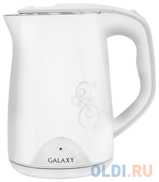 

Чайник GALAXY GL0301 2000 Вт белый рисунок 1.5 л пластик
