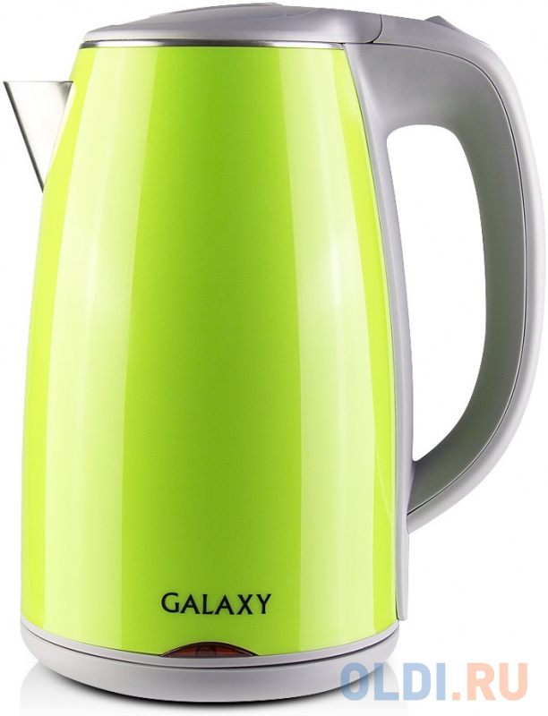 

Чайник GALAXY GL0307 2000 Вт зелёный 1.7 л металл/пластик