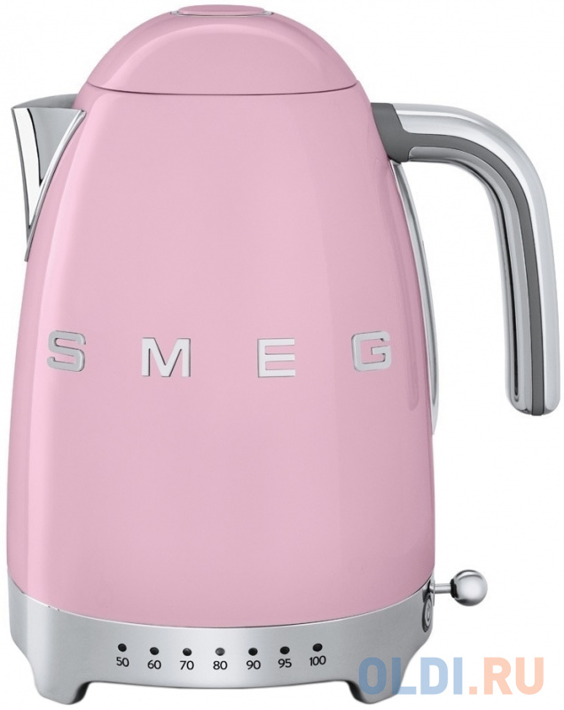 

Чайник электрический Smeg KLF04PKEU 2400 Вт розовый 1.7 л металл