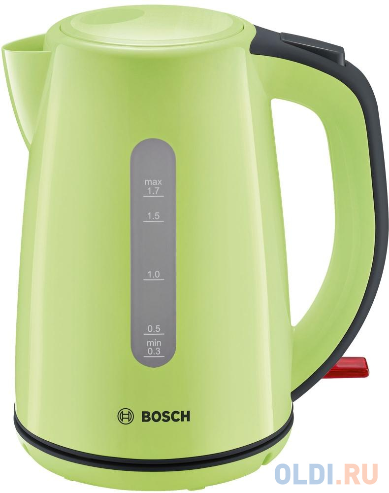 Чайник электрический Bosch TWK7506 2200 Вт зелёный 1.7 л пластик
