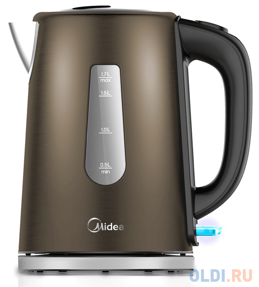 

Чайник электрический Midea MK-8061 2200 Вт бронзовый 1.7 л нержавеющая сталь