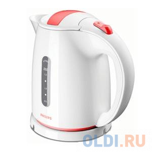 

Чайник Philips HD4646/40, 2400Вт, 1.7л, пластик, белый/красный