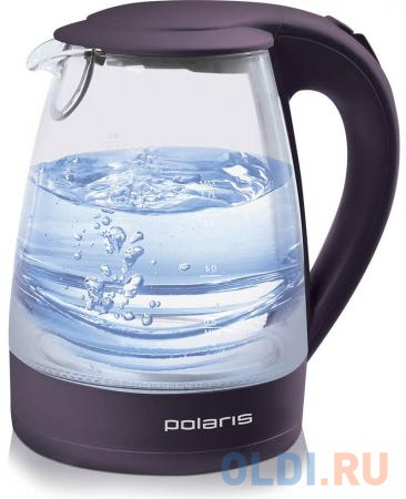 

Чайник Polaris PWK 1767CGL, 2200Вт, 1.7л, стекло, фиолетовый