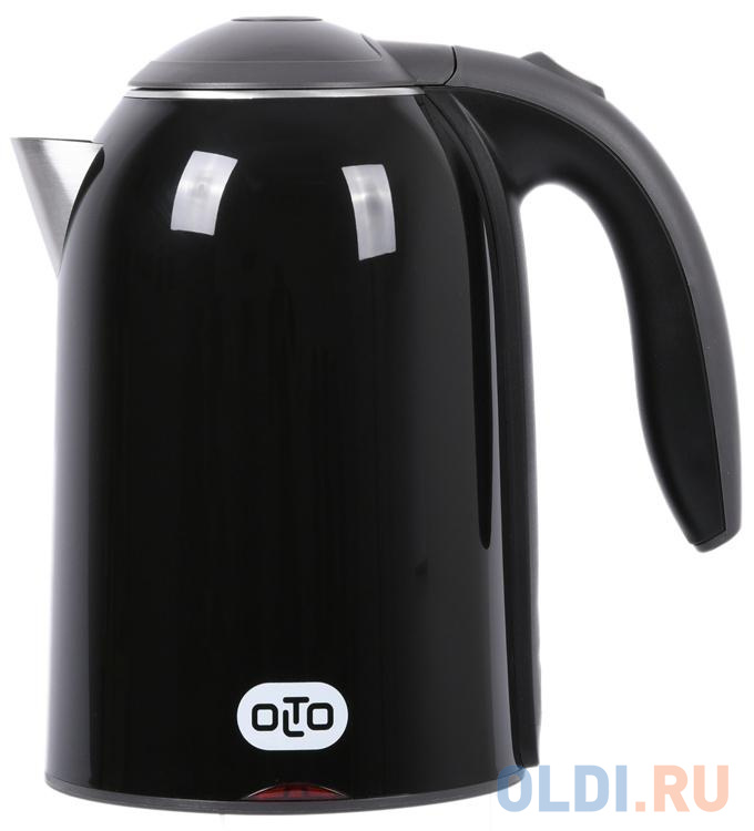 

Чайник OLTO КЕ-1721 BLACK, 2000 Вт., 1,7 л., корпус металл/пластик, черный