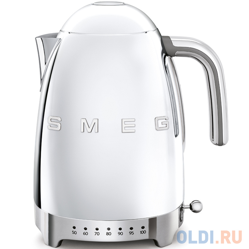 

Чайник электрический Smeg KLF04SSEU 2400 Вт серебристый 1.7 л металл