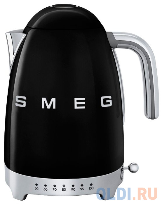 

Чайник Smeg KLF04BLEU 2400 Вт чёрный 1.7 л нержавеющая сталь