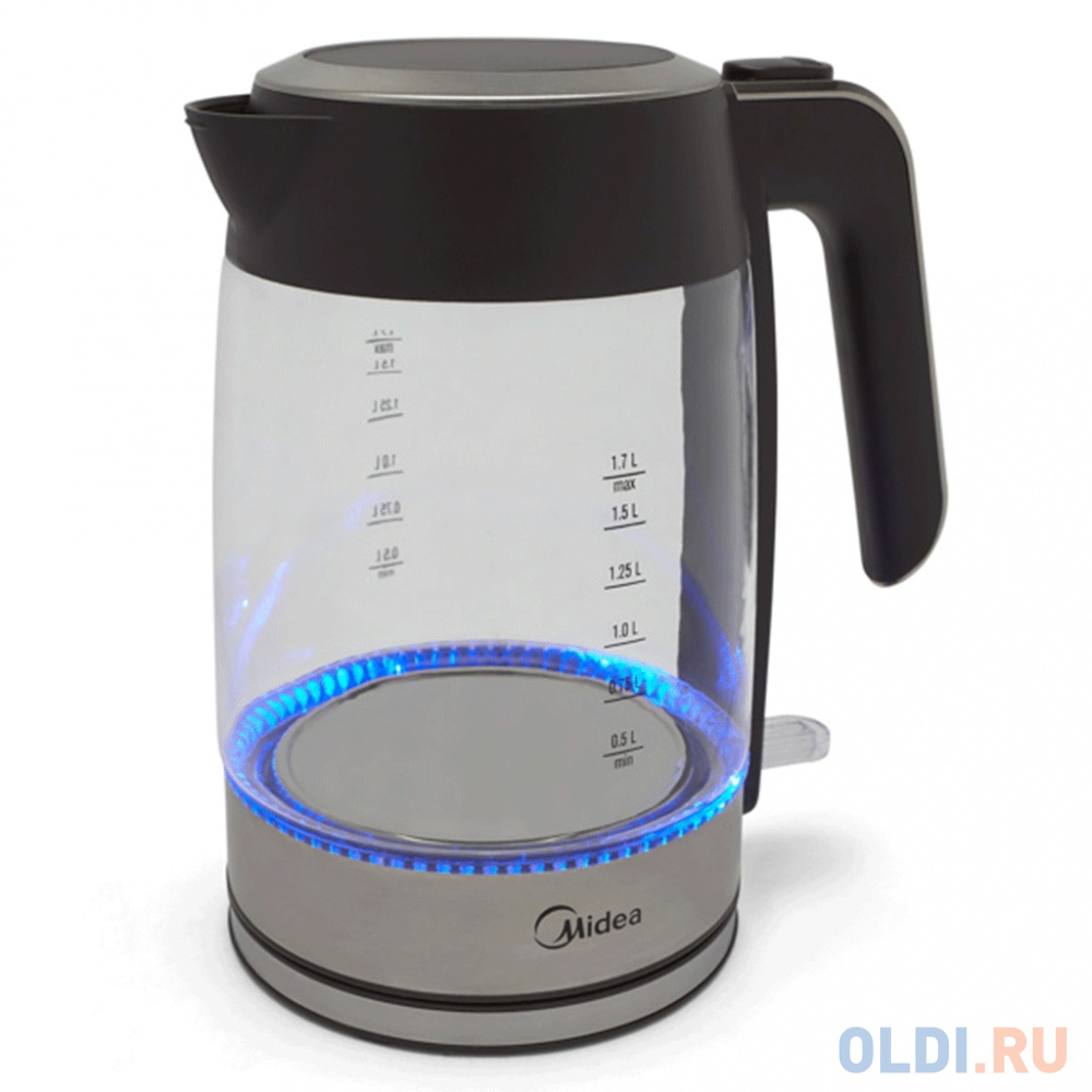 

Чайник MIDEA MK-8003 1.7 л, стекло, 2200 Вт