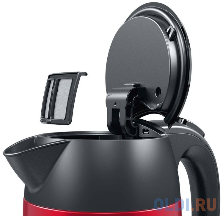 Чайник электрический Bosch TWK3P424 1.7л. 2400Вт красный (корпус: нержавеющая сталь) Вид№5