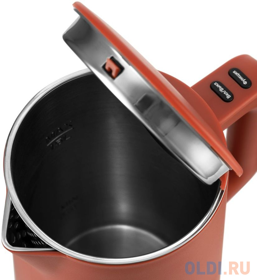 Чайник электрический Kitfort KT-6115-3 1.5л. 1800Вт красный (корпус: пластик) фото