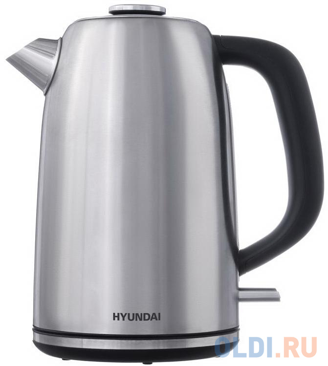

Чайник электрический Hyundai HYK-S3041 1.7л. 2200Вт серебристый матовый/черный (корпус: металл)