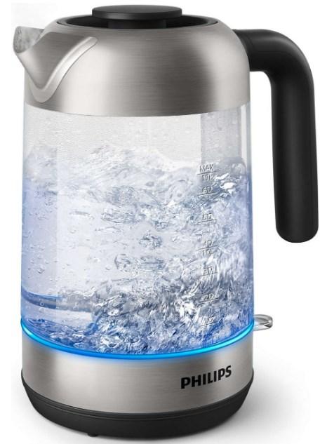 Чайник электрический Philips HD9339/80 2200 Вт прозрачный 1.7 л стекло фото
