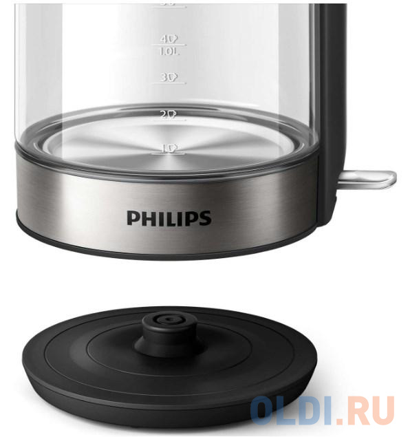 Чайник электрический Philips HD9339/80 2200 Вт прозрачный 1.7 л стекло фото