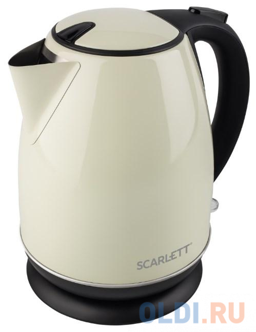 

Чайник электрический Scarlett SC-EK21S54 1.7л. 2200Вт бежевый/черный (корпус: нержавеющая сталь)