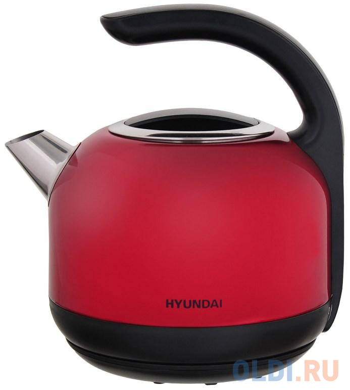 Чайник электрический Hyundai HYK-S4503 1.7л. 2200Вт красный/черный (корпус: нержавеющая сталь/пластик) - фото 2
