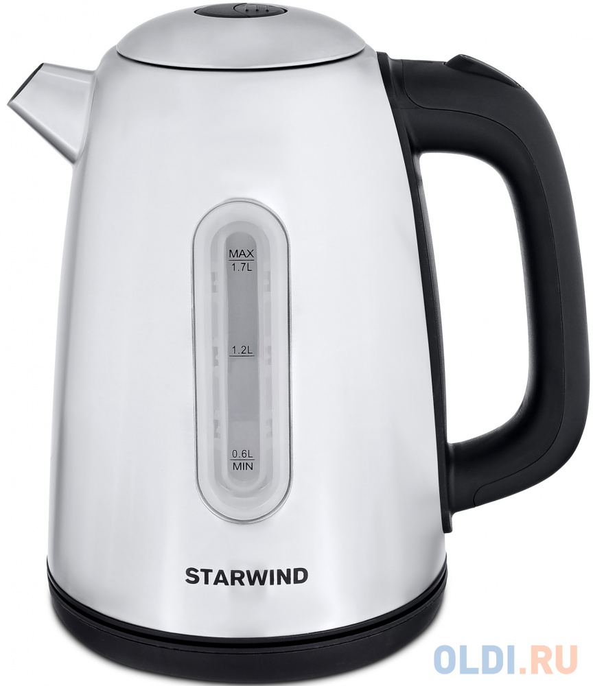 Чайник электрический StarWind SKS3210 2200 Вт серебристый 1.7 л металл