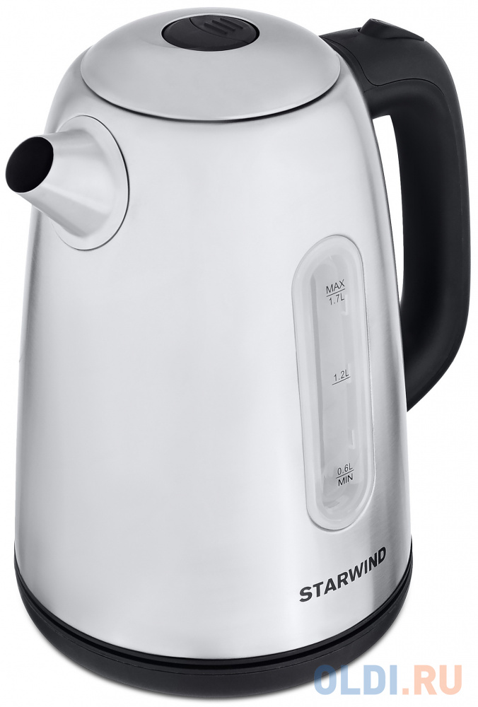Чайник электрический StarWind SKS3210 2200 Вт серебристый 1.7 л металл фото
