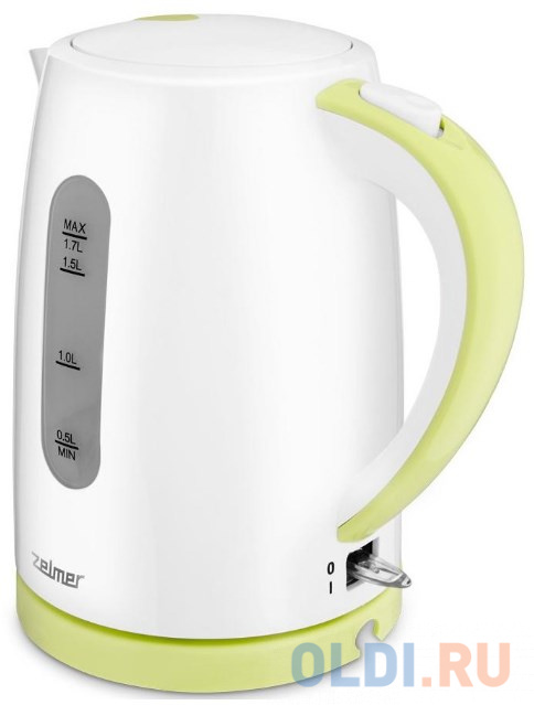 Чайник ZCK7616L WHITE/LIME ZELMER фото