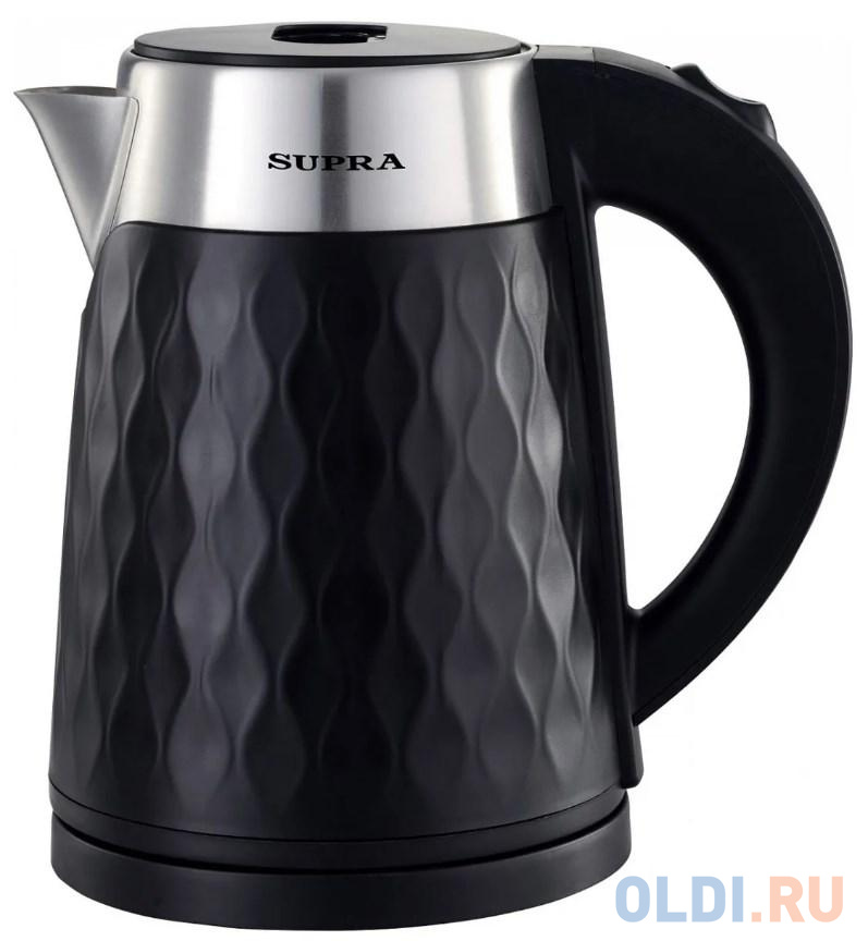 Чайник электрический Supra KES-1799 1.7л. 1500Вт черный (корпус: пластик) чайник электрический philips hd9365 10 2200 вт белый 1 7 л пластик
