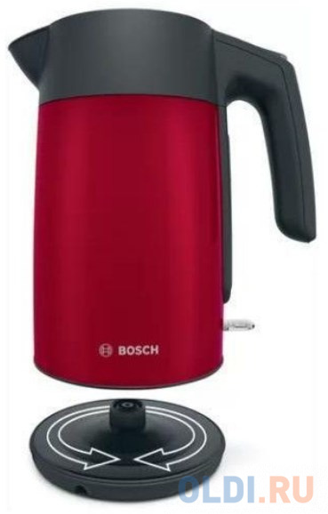 Чайник электрический Bosch TWK7L464 1.7л. 2400Вт красный (корпус: нержавеющая сталь) Вид№3