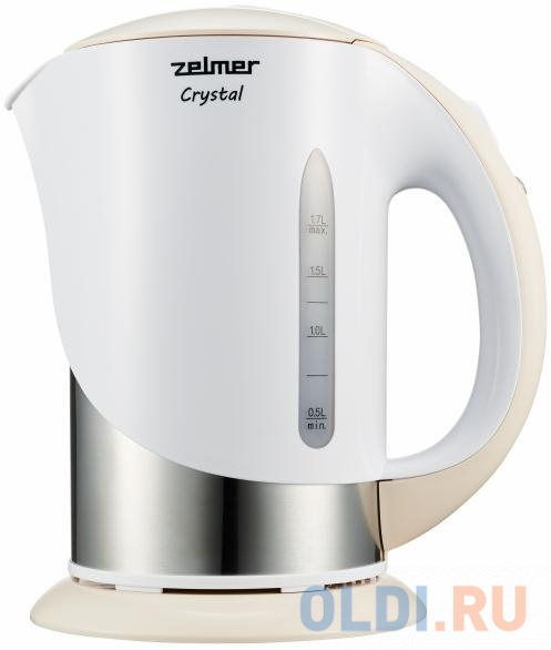 Чайник Zelmer ZCK7630I 2200 Вт бежевый белый 1.7 л пластик 71505049P - фото 4