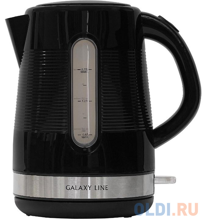 Чайник BLACK LINE GL0225 GALAXY, цвет черный - фото 1