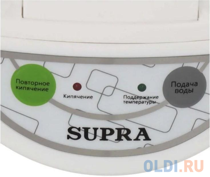 Термопот Supra TPS-3006 800 Вт белый 3 л пластик - фото 2
