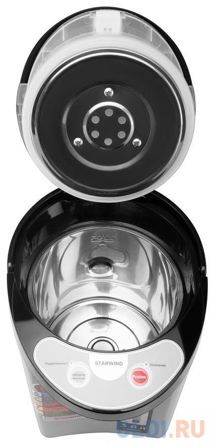 Термопот Starwind STP3400 3.8л. 800Вт серебристый/черный, цвет серебристый/черный, размер 280 х 320 х 220 мм - фото 5