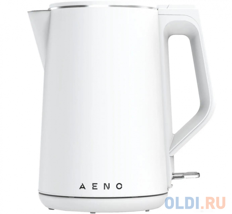 

AENO Electric Kettle EK2: 1850-2200W, 1.5L, Strix, Double-walls, Non-heating body, Auto Power Off, Dry tank Protection, Белый