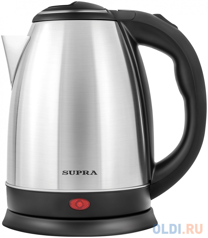 Чайник электрический Supra KES-1801S 1500 Вт серебристый чёрный 1.8 л нержавеющая сталь - фото 1