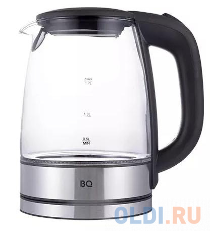 

Чайник KT1834G STEEL-BLACK BQ, Черный/серебристый